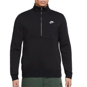 Nike Mens Sportswear Club 1/2 Zip Pullover Sweatshirt sz large